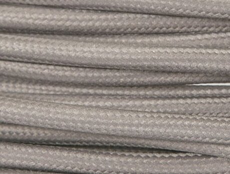 Textilní kabel tmavě šedý TS3028 2x0,75mm