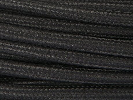 Textilní kabel černý 35000 3x0,75mm