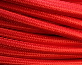 Textilní kabel červený 5038 3x0,75mm