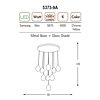 Závěsné LED svítidlo Ozcan 5373-9A chrome