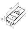 Krabička s mikrometrickým úchytem SMCKS01SDB pro lišty z řady XCLICK SURFACE