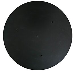 Černá rozeta E3N Giarnieri pro 3 svítidla