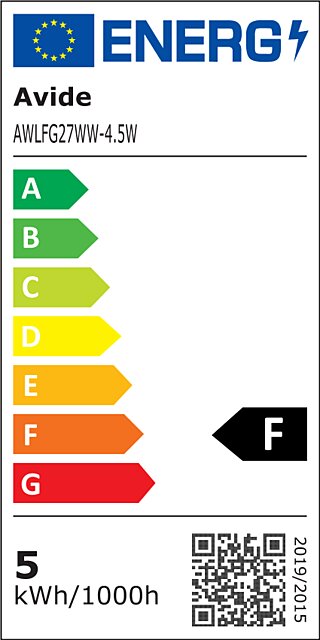 Energetický štítek AV_AWLFG27WW-4.5W