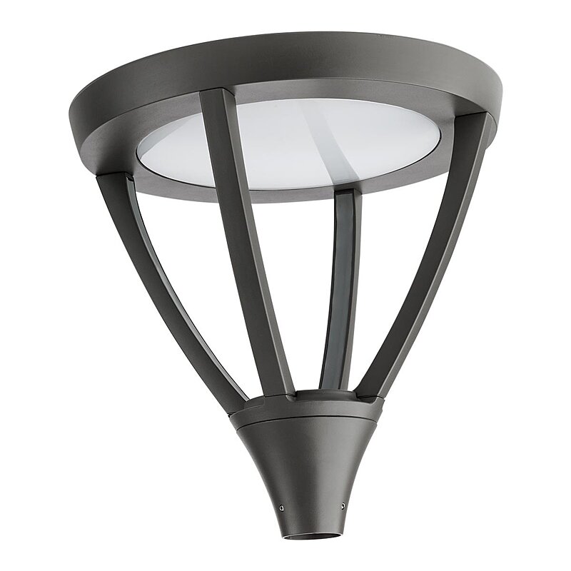 Arelux Pouliční LED lampa XTOWN 3000K TT02WW DG s kytím IP65