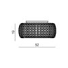 Křišťálové stropní svítidlo Azzardo Sophia 6 top AZ0695