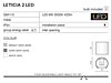 Nástěnné LED svítidlo Leticia 2 LED AZ2190 Azzardo
