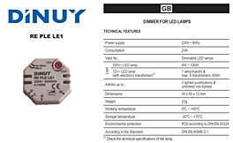 Fázový stmívač LineaLight KIT0026