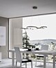 Závěsné stmívatelné LED svítidlo Radius 01-1743 matná černá Redo Group