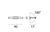 Nástěnné svítidlo Circular 3697 – 40cm