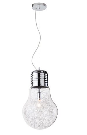 Závěsné světlo Snoot ve tvaru žárovky 01-889 průměr 28cm