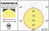 Zápustné LED svítidlo XFACE ROUND 3000K FCR02WW MWH