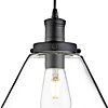 Závěsné světlo 3228BK Pyramid Searchlight matná černá