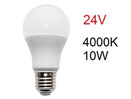LED žárovka E27 24V DC 10W 4000K A6010NW24DC