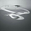Italské světlo Artemide Pirce ceiling bílé