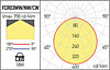 Zápustné LED svítidlo XFACE ROUND 3000K FCR03WW MWH
