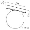 LED spot STMRS51WW SF do lišt z řady XCLICK S RECESSED/SURFACE