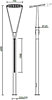 Pouliční LED lampa XVEGA 4000K VG01NW DG s kytím IP65