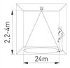 Čidlo PIR CR-CO3000-00 GTV bílé 360°