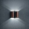 Nástěnné LED svítidlo Zip 9524 tmavě hnědá Redo Group