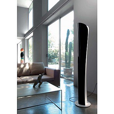 Stojací lampa Artemide Cadmo halo bíločerná
