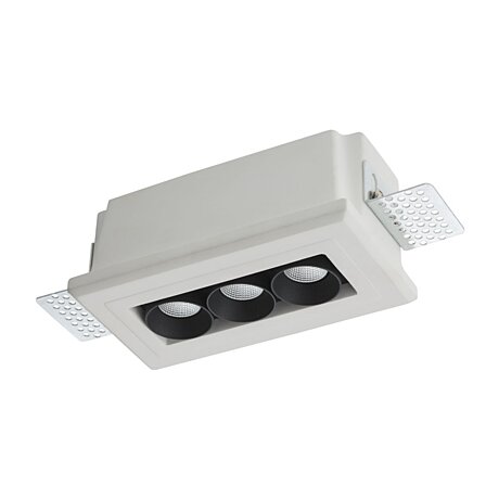 Vestavné sádrové LED svítidlo XSTONE MINI STN02WW GP/MBK do sádrokartonových stropů