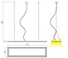 Závěsný LED panel XWIDE SUSPENDED 4000K WDS30120NW MWH, IP40