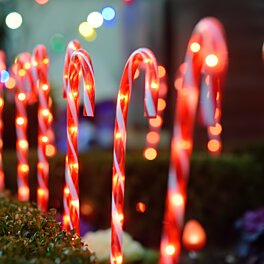 Venkovní  vánoční LED řetěz CANDY se zápichy X13401413