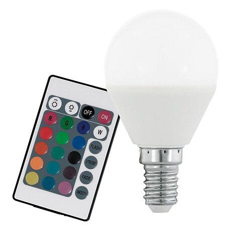 LED žárovka E14 RGB 10682 4W Eglo