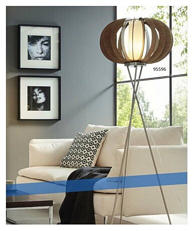 Stojací dřevěná lampa STELLATO 3 95596, Eglo
