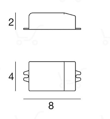 LineaLight LED driver KIT73, 8W, 230V