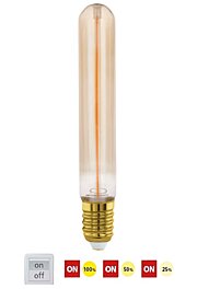 2W LED žárovka 110366 E27 1800K 100lm krokově stmívatelná