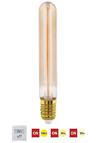 2W LED žárovka 110366 E27 1800K 100lm krokově stmívatelná