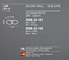 Italské LED světlo 3508-22-101 Giotto Fabas