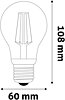 LED žárovka AWLFG27WW-4.5W Avide 4,5W E27 WW 2700K