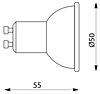 LED žárovka LD-SM1210N-10 GTV GU10, 10W, 4000K, 720lm