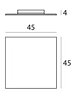 Stropní svítidlo Dublight LED 7489 – 45×45cm