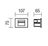 Zápustné LED svítidlo Inner 9635 3000K matná bílá Redo Group