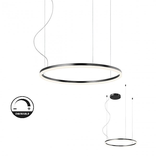 Stmívatelné závěsné LED svítidlo Orbit 01-1948-TRIAC 3000K Ø 60cm, Redo Group