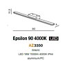 Nástěnné LED svítidlo Epsilon AZ3350 AZzardo, IP44