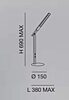 Stolní LED lampička 3550-30-101 IDEAL Fabas