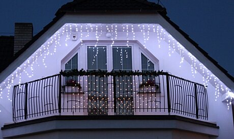 Světelné LED rampouchy 8m