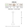 Závěsné LED svítidlo Ozcan 4722-1A chrome