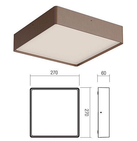 Venkovní světlo Nox 91055 Corten 27x27 Redo group