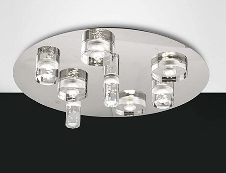 Italské LEDkové stropní světlo Fabas 3323-65-138 Bubble