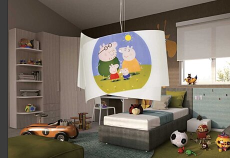 Italské světlo LAM Peppa Pig GD 0202/2S závěsné