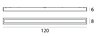 Stropní svítidlo Box LED 7378 – 120cm