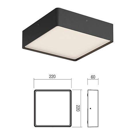 Venkovní světlo 91052 Nox 22x22 Redo group