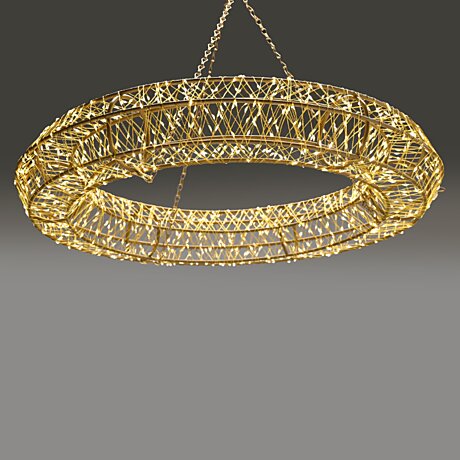 Vánoční LED věnec Ø 90 cm 3000 K