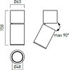 Bodové svítidlo XANGLE AG01 MWH, Arelux