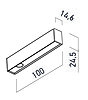 LED spot STMRS31WW SP do lišt z řady XTRIM S